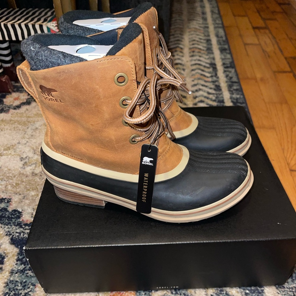 SOREL SLIMPACK II LACE DUCK BOOT Like new 8.5 original box - Picture 1 of 12